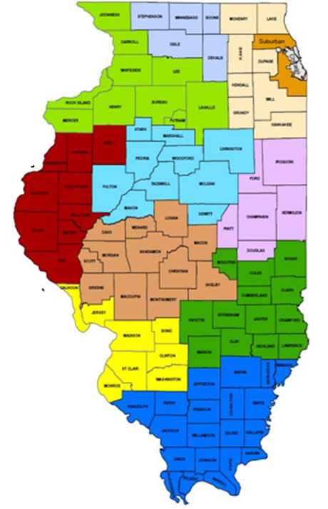 illinois map